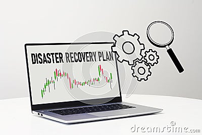 Disaster Recovery Plan DRP is shown using the text Stock Photo