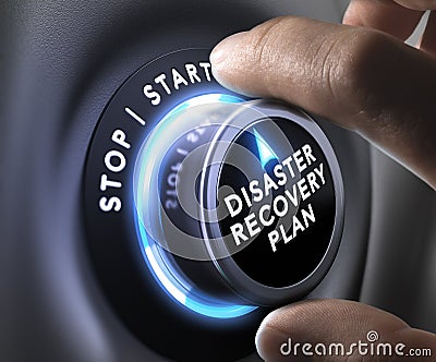 Disaster Recovery Plan - DRP Stock Photo