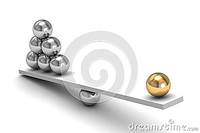 Disbalance Stock Photo