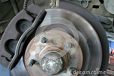 Disc brakes Stock Photo