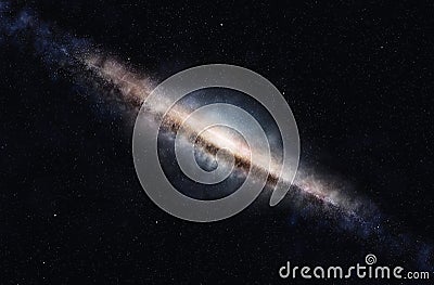 Disc galaxy Stock Photo