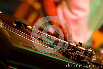 Disc jockey Stock Photo