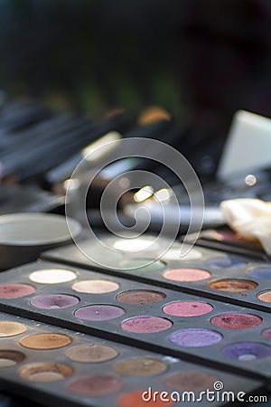 Disc of make-up Stock Photo