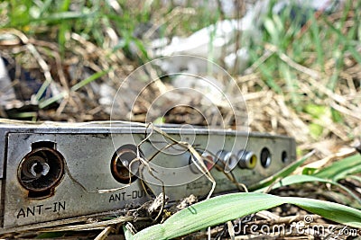 Discarded electronic Stock Photo