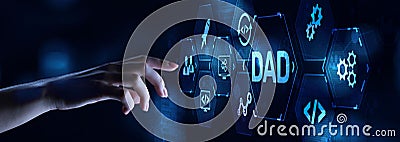 Disciplined Agile Delivery DAD Framework for Scalable Agile Solutions Stock Photo