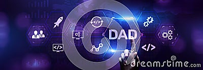 Disciplined Agile Delivery DAD Framework for Scalable Agile Solutions Stock Photo