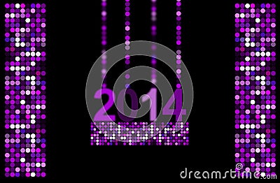 2014 disco background Stock Photo