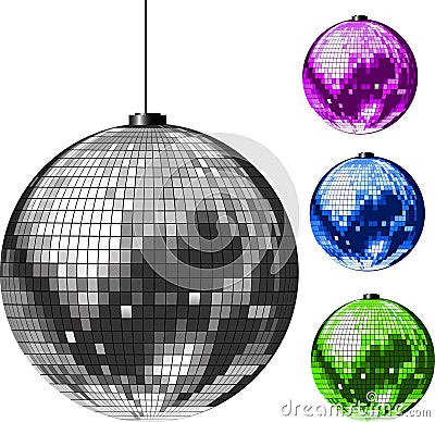 Disco Ball. Vector Illustration