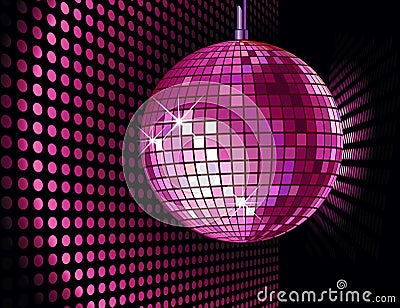 Disco ball Vector Illustration