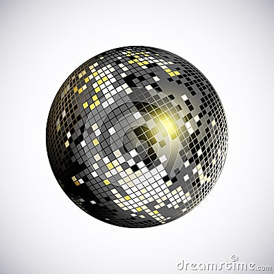 Disco ball icon Vector Illustration