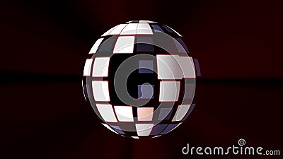 Disco ball lights background - New universal colorful joyful dance music holiday stock image Stock Photo