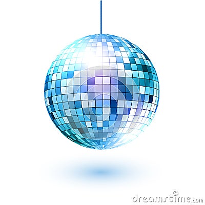 Disco ball Vector Illustration