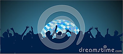 Disco club Vector Illustration