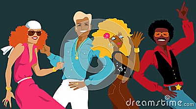 Disco club Vector Illustration