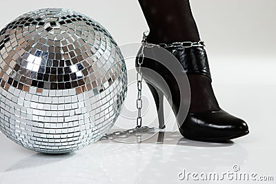 Disco fetters Stock Photo