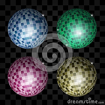 Disco light ball Stock Photo