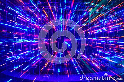 Disco lights Stock Photo