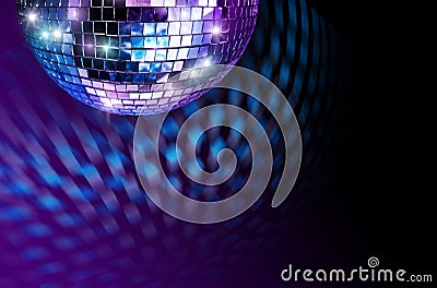 Disco mirror ball Stock Photo