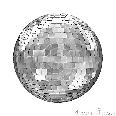 Disco mirror ball Stock Photo