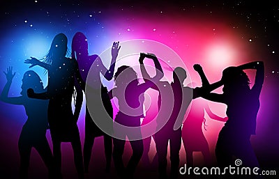 Disco party Stock Photo