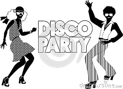 Disco party Vector Illustration