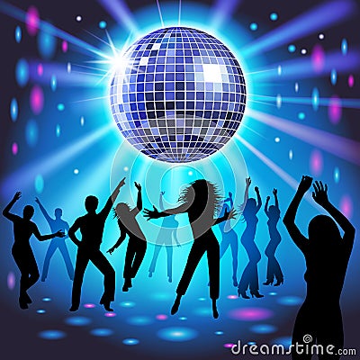 Disco party Vector Illustration