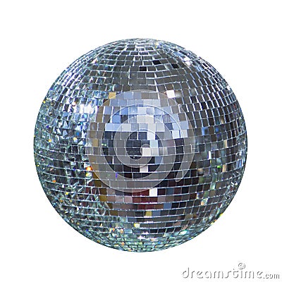 Disco shiny ball, sphere Stock Photo