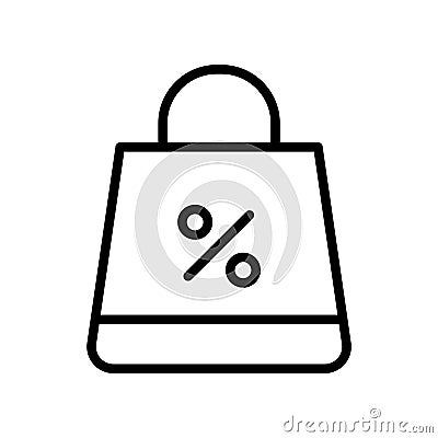 Discount fill inside vector icon which can easily modify or edit Vector Illustration