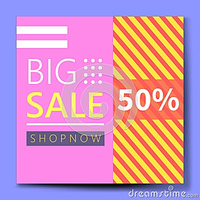 Discount Sale Template Vector Design Vector Illustration