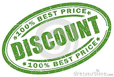 Discount stamp Stock Photo