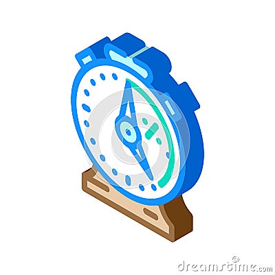 discount time isometric icon vector illustration Vector Illustration