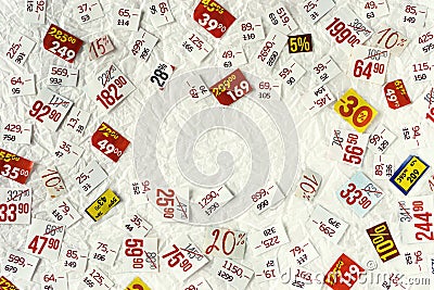 DISCOUNTS background Stock Photo