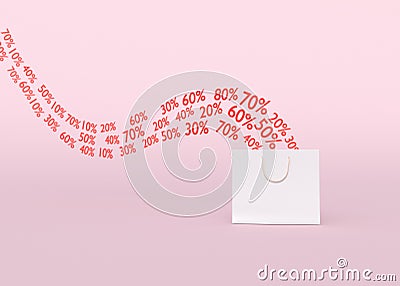 Discounts and Sales Concept Stock Photo