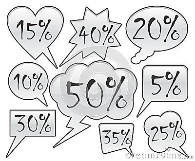 Discounts Stock Photo