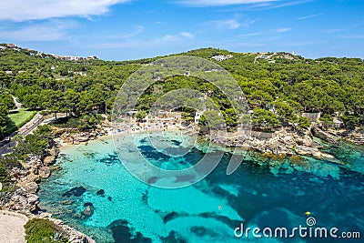 Landscape with Cala Gat on Mallorca Stock Photo