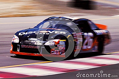 Discover Card NASCAR Ford Taurus. Editorial Stock Photo