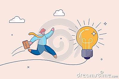 Discover easy way to understand concept. Simplify idea to find solution, thinking process or creativity to solve problem Vector Illustration