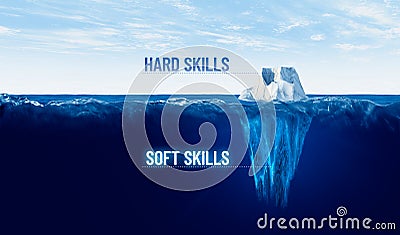 Discover and improve soft skills concept Stock Photo