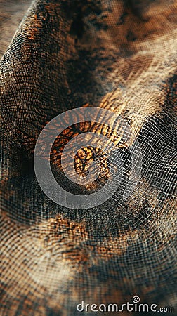 Discover intricate fabric textures, a close-up view of woven patterns and subtle color variations Stock Photo