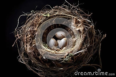 Stunning Bird Nests Stock Photo