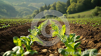 Discover sustainable agriculture methods in biodynamic farming for eco-consciousness Stock Photo