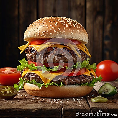 Delicious Burger Recipes: Top Tips for Perfect Homemade Burgers Stock Photo