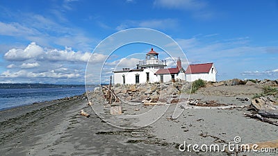 Discovery Park, Seattle, Washington Editorial Stock Photo