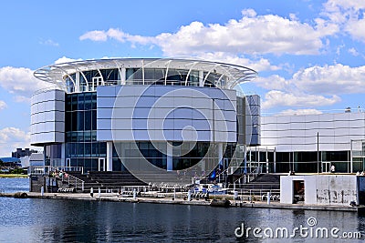 Discovery World on Lake Michigan in Milwaukee Editorial Stock Photo