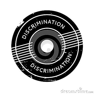 Discrimination rubber stamp Vector Illustration