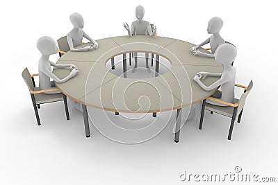 Discussion Stock Photo