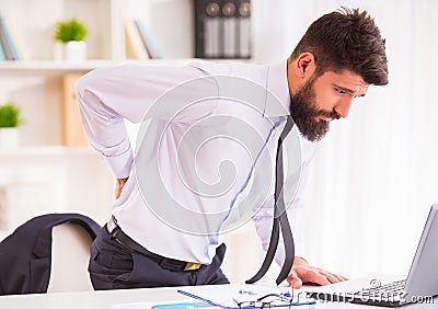 Disease in the office Stock Photo