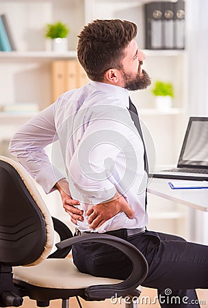 Disease in the office Stock Photo