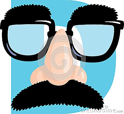 Disguise Vector Illustration