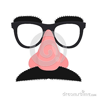 Disguise mask. Vector Illustration